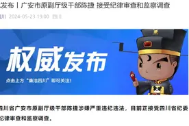 广安市原副厅级干部陈捷被查，已退休图片