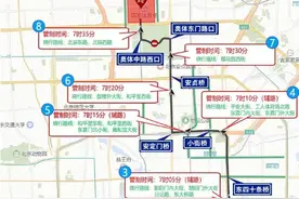 警探号｜周日半程马拉松比赛举行 北京部分道路将采取交通管理措施图片