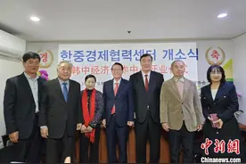 韩中经济合作中心在韩成立图片