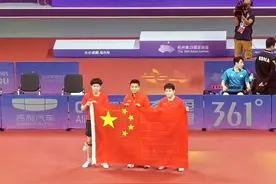 亚运乒乓赛收官前一日，国乒再获两枚金牌图片