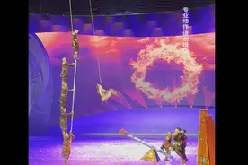 聚焦中国吴桥国际杂技艺术节|蒙古《“阿曼拉”——大跳板》表演高难技巧技术动作惊爆全场图片