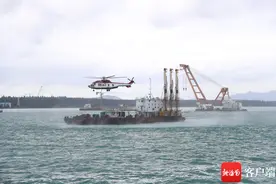 昌江举行施工船舶防台综合应急演练图片