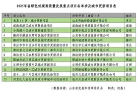 泰安唯一！肥城这个项目被列入省级重点名单→图片