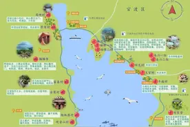 昆明滇池沿岸乡村旅游地图发布！图片