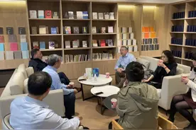 【闵协撷影】祝学军：不断加强政府与企业的沟通联系——祝学军主席赴世纪出版集团走访区内重点企业图片