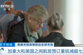 贸易紧张局势加剧，加拿大和美国之间航班预订量锐减超七成图片