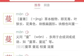 《田耕纪》女主角名字读音惹争议，“蔓”字究竟该咋念？图片