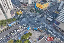 武汉汉阳区这个路口，完成全面交通改造图片