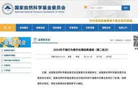 国自然今年第二批学术不端通报，院士候选人受处分图片