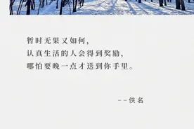 晚安｜认真生活的人会得到奖励，哪怕要晚一点才送到你手里图片