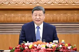 习近平会见国际工商界代表图片