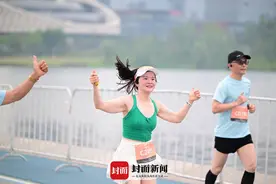 2024成都绿道马拉松赛道上幸福灿烂的瞬间｜图集图片