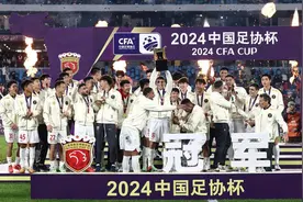 足协杯决赛，上海海港3:1击败山东泰山收获双冠王！蓉城、国安在亚冠资格上受益图片
