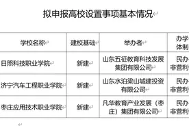 山东省拟新设3所高校图片