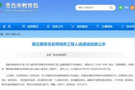 青岛名师和平度“菁英计划”培养工程名单公示！平度九中8名教师入围图片