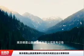 南京栖霞山旅游更换审计机构为利安达会计师事务所视频封面