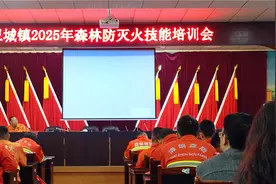清镇市卫城镇开展2025森林防灭火技能培训会图片