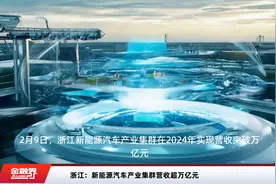 浙江：新能源汽车产业集群营收超万亿元视频封面