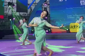 第十一届济南国际泉水节开幕前夕 舞蹈《彩云追月》婉约柔美 感受泉城风情图片
