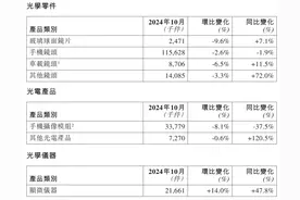 舜宇光学科技：10月手机镜头出货量1.16亿件，同比下降1.9%图片