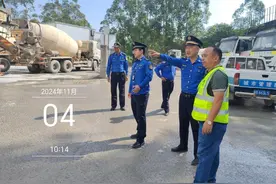 严查严管，平湖执法队重拳整治泥头车抛洒滴漏冒违法行为图片