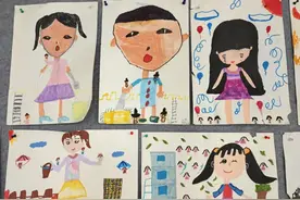 西安市浐灞第六小学举办“小孩儿有‘画’说”美术作品展示活动图片