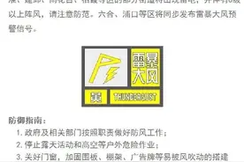 注意！江苏多市发布雷暴大风预警！图片