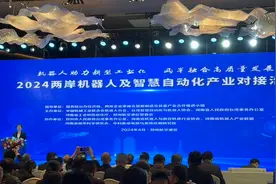 机器人化身合作“引线人” 两岸同胞齐聚郑州共话智慧自动化产业发展图片