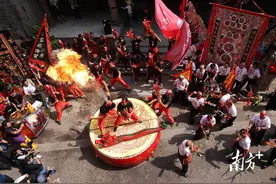 国家级非遗亮相！中山西区“四月八”醉龙巡游热闹举行图片