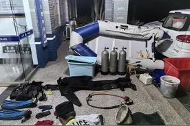 深夜潜入千岛湖底，穿着专业潜水装备的他们竟是在电鱼图片