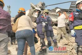 厦门救援队在缅甸震区全力搜救图片