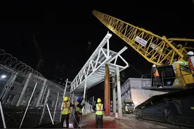 广州白云站大朗客整所建设打通又一关键节点图片