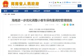 海南省放开汽车限购 买车无需再摇号图片