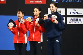 【跳水世界杯总决赛】陈芋汐全红婵包揽冠亚军，中国队8金1银收官图片