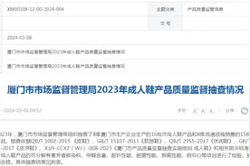 厦门市市场监督管理局2023年成人鞋产品质量监督抽查情况图片