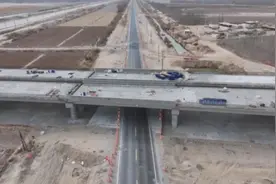 阿克苏市加速推进G3036阿阿高速公路建设项目图片