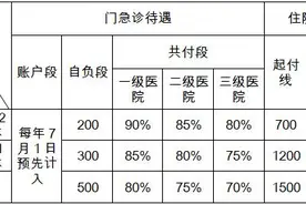 全民参保篇 | 两张表格教你速览上海市基本医保待遇图片