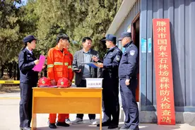 山东滕州：防火不松懈 护林保平安图片