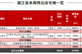 一周地产|本周仅3宗涉宅地出让 上周杭州完成一出一挂图片