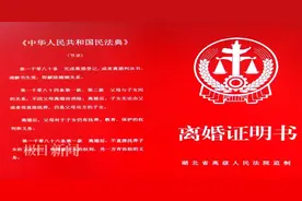 离婚证有了电子版，湖北枣阳发出首份电子“离婚证明书”图片