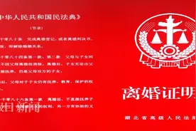 离婚证有了电子版，湖北枣阳发出首份电子“离婚证明书”图片