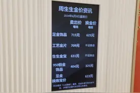 “金饰1克一天降价15元！”黄金现罕见跌幅，还能买吗？图片