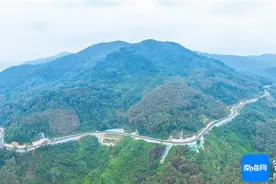 穿行雨林 一路美景图片