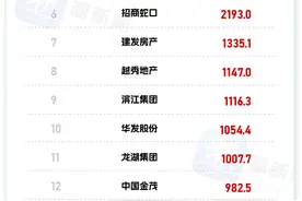 2024年全国销售榜绿城滨江进TOP10，民营房企第一花落浙江图片