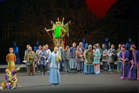 新编川剧《丁宝桢》首演 感动蓉城观众图片