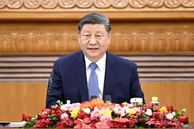 习近平会见国际工商界代表图片
