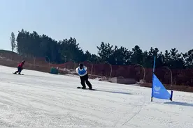 烟台市第八届冰雪运动会雪上项目比赛激情开赛图片
