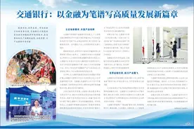 交通银行：以金融为笔谱写高质量发展新篇章图片