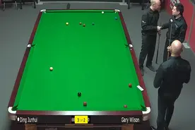 拿下！丁俊晖4-2击败加里-威尔逊，晋级16强将战布雷切尔图片