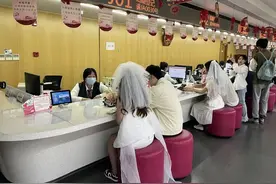 “520”喜结连理，婚登中心又迎高峰！图片